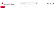 Tablet Screenshot of meinpferd.de